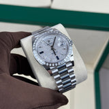 Rolex - Daydate 40 "Pave Dial" - Neu - 2022