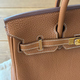 Hermés - Birkin Bag - 2014 - Gold Togo Leder - Gold Hardware